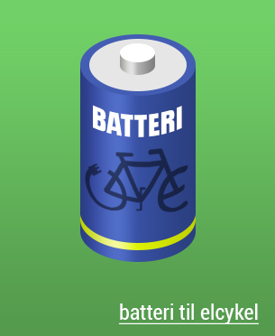 elcykel batteri