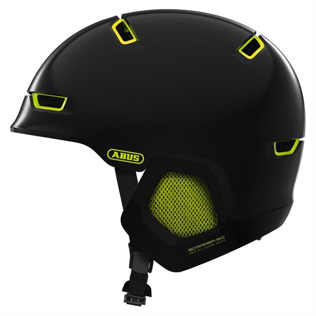 Abus Scraper 3.0 ERA cykelhjelm - Shiny Black 54-58 cm.