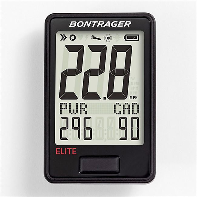 Bontrager RIDEtime Elite cykelcomputer.