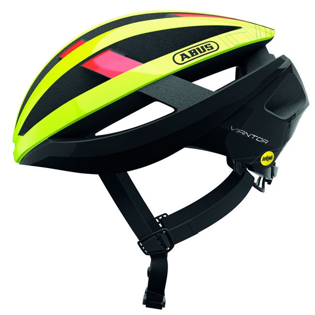 Abus Viantor MIPS - Neon Yellow 52-58 cm.