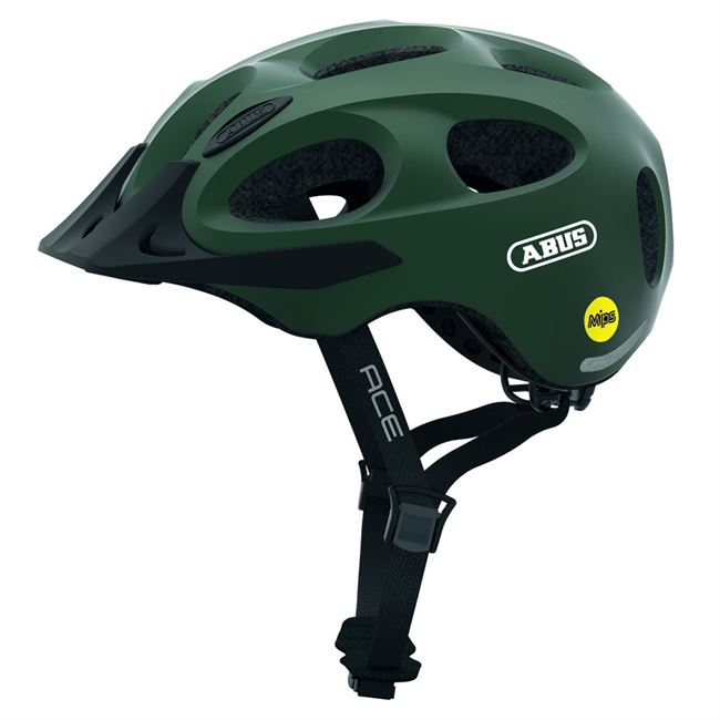 Abus Youn-I ACE MIPS - Metallic Green 52-57 cm.