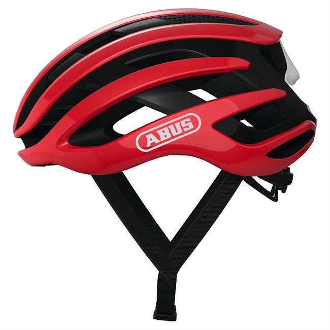 Abus AirBreaker cykelhjelm - Blaze Red 51-55 cm.