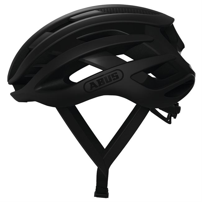 Abus AirBreaker cykelhjelm - Velvet Black 52-58 cm.