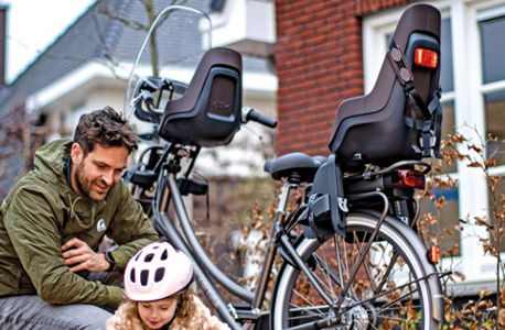 shuttle trone Havn Cykelstol | Sikker barnestol til cyklen | Køb her