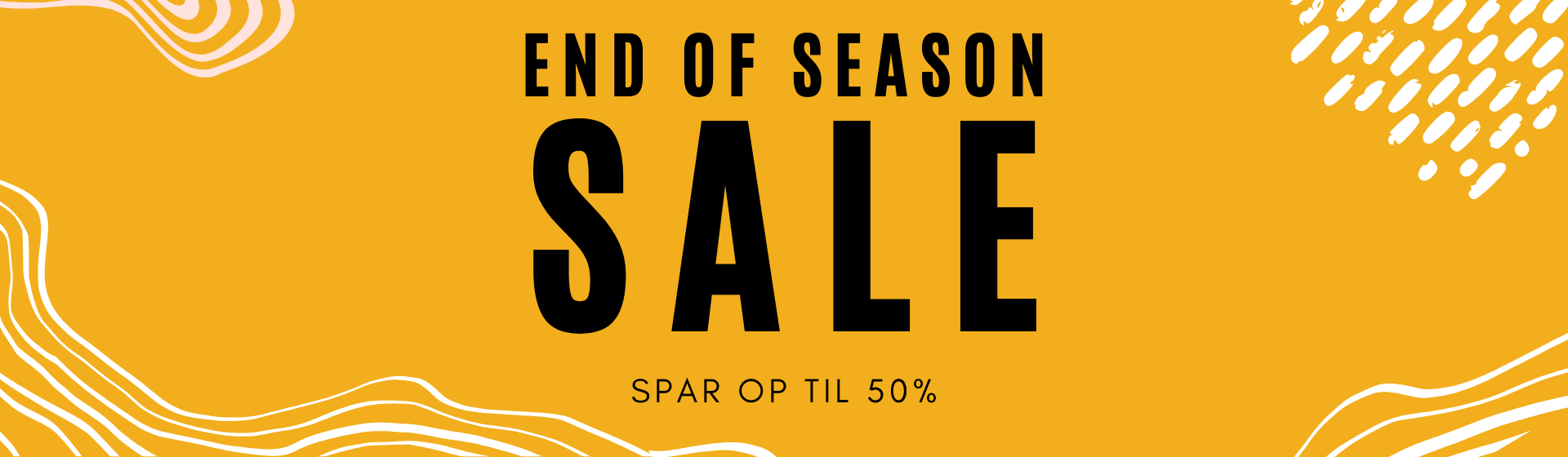 End of season sale