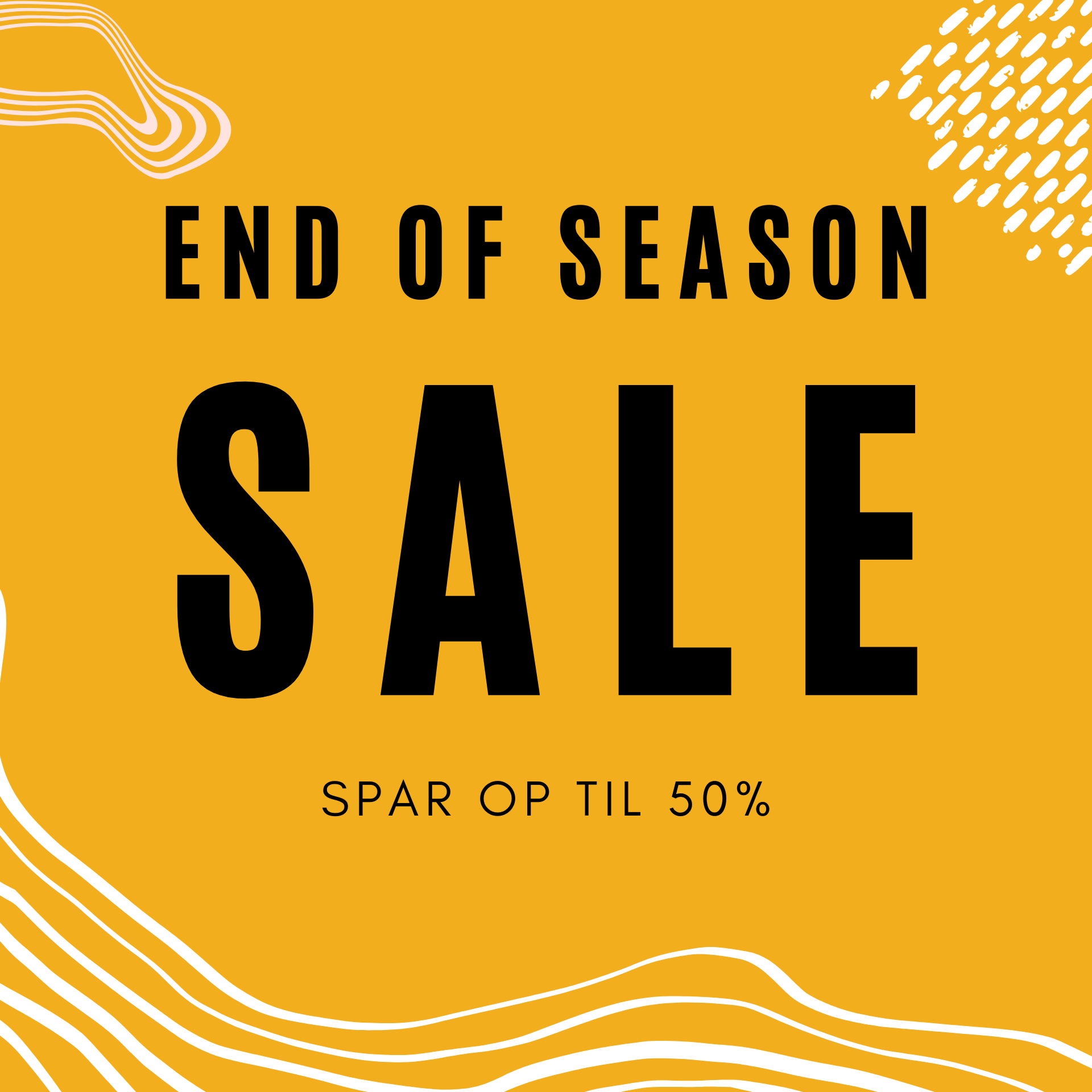 end of season sale
