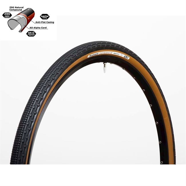 Panaracer SK Gravelking - Sort/Brun 700x50C