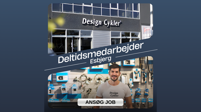 Deltidsmedarbejder til Design Cykler Esbjerg