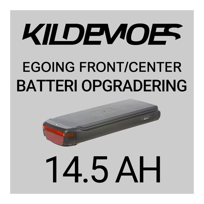 Kildemoes Egoing 14.5 Ah batteri opgradering.