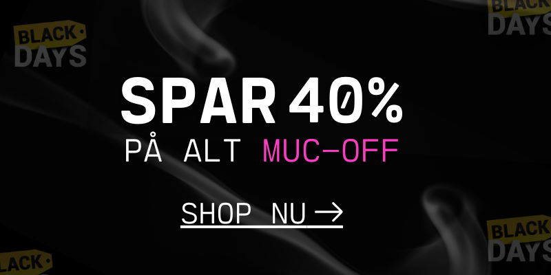 Spar 40% på Muc-off