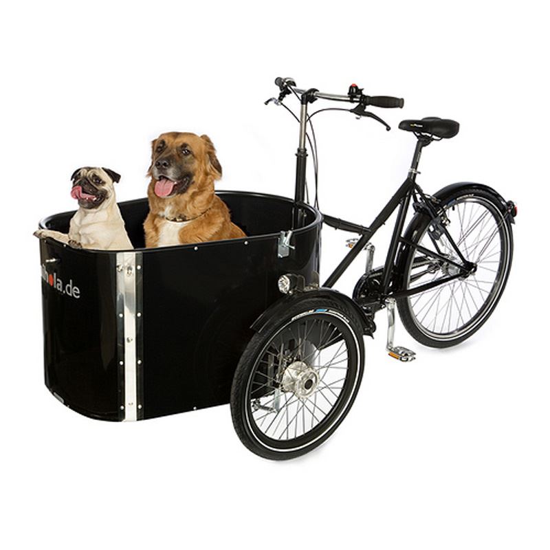 Kan beregnes kabine beslag Nihola Dog elcykel | Ladcykel til transport af hund