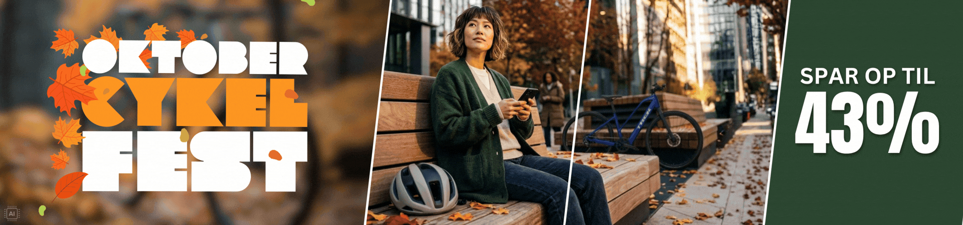 Oktober-cykelfest hos Design Cykler – se alle tilbud