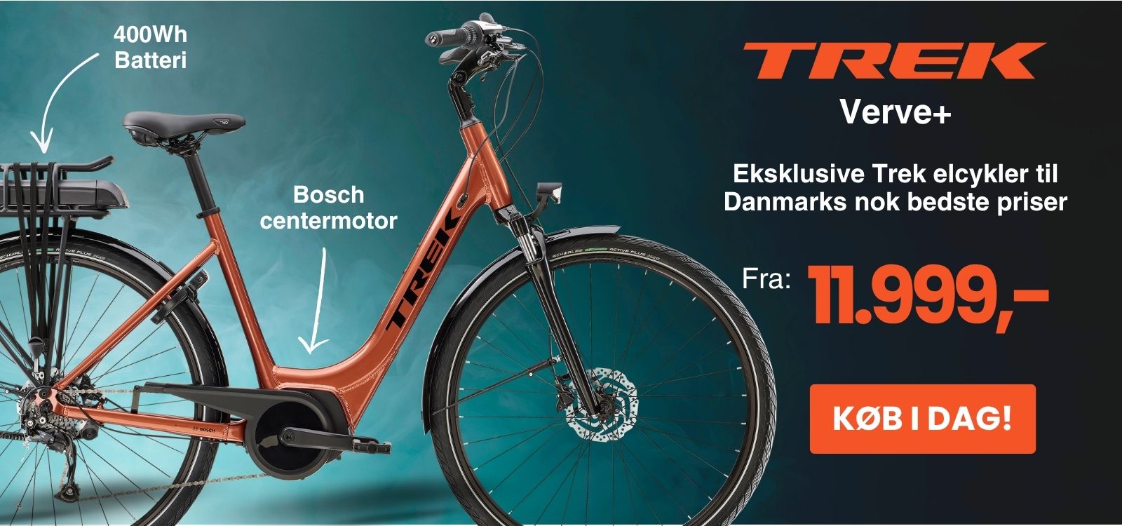 Trek Verve+ elcykler fra 9999 kr