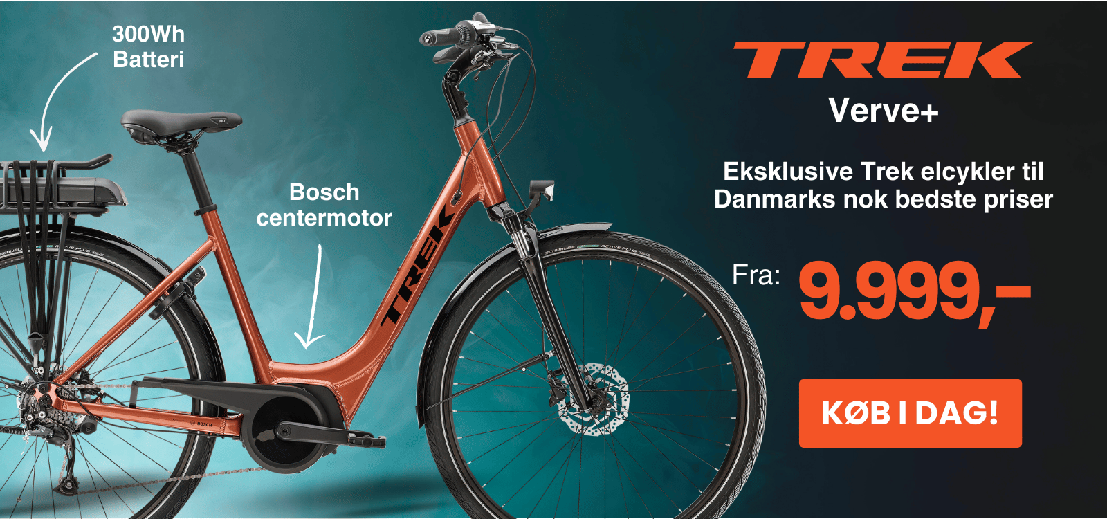 Trek Verve+ elcykler fra 9999 kr